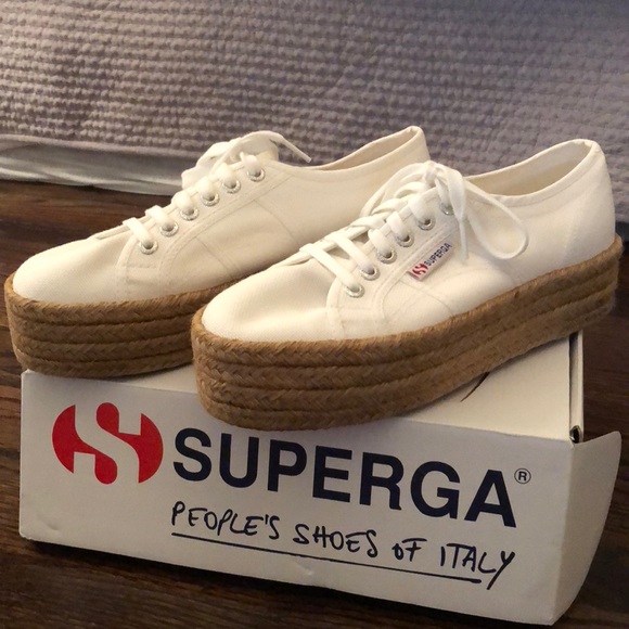 superga 2790 platform espadrille sneakers